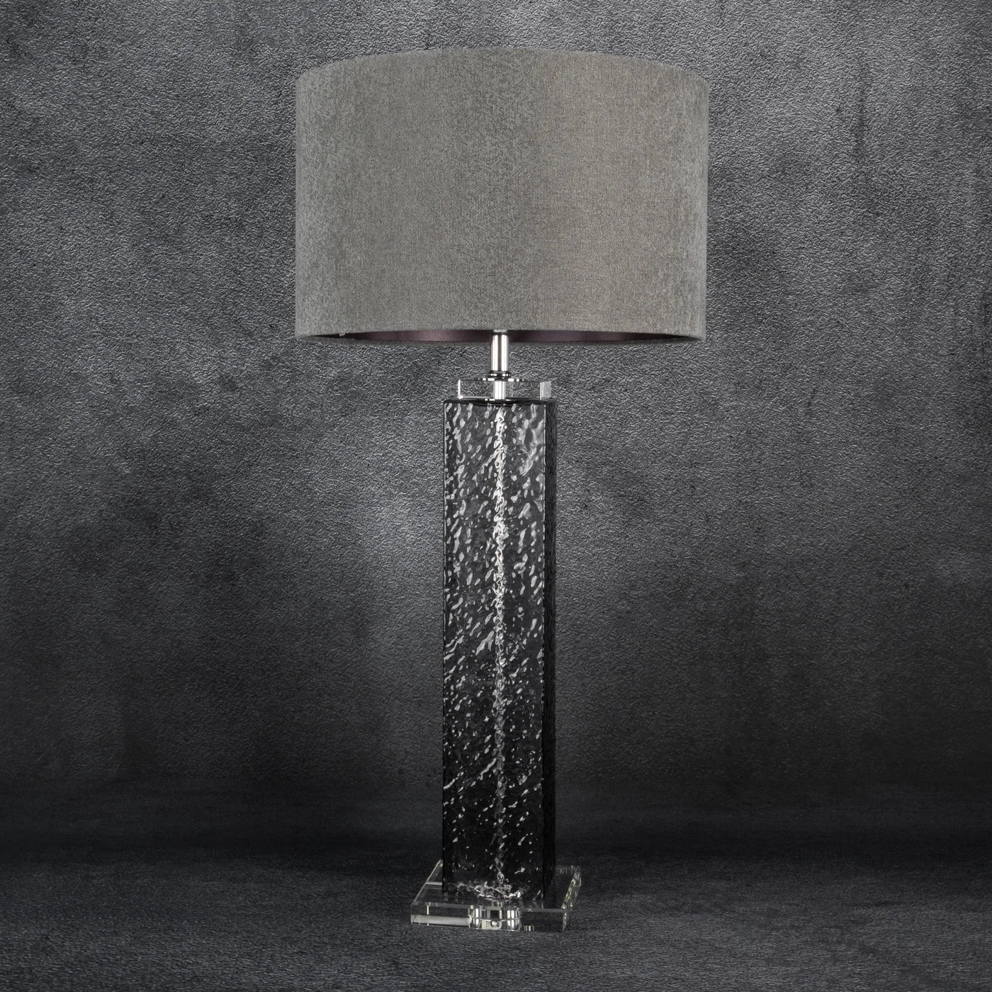 Galda lampa Kas 46/92 cm tērauds/pelēks - N1 Home