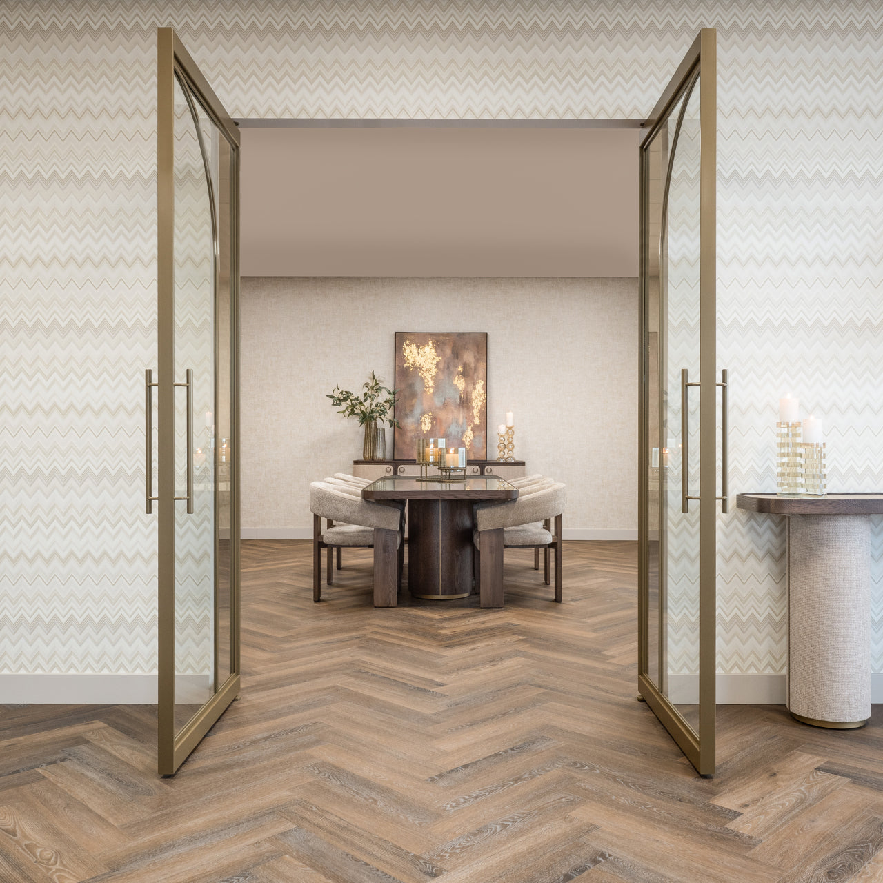 Galds Willox Richmond Interiors 76/235/100 cm bēšs