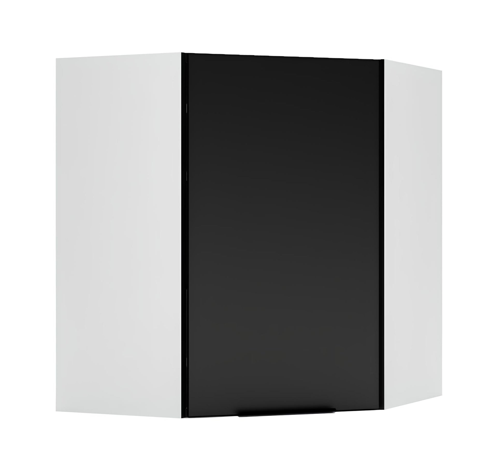 Virtuves augšējais skapis Aldo 60-60/28/72 cm melns - N1 Home
