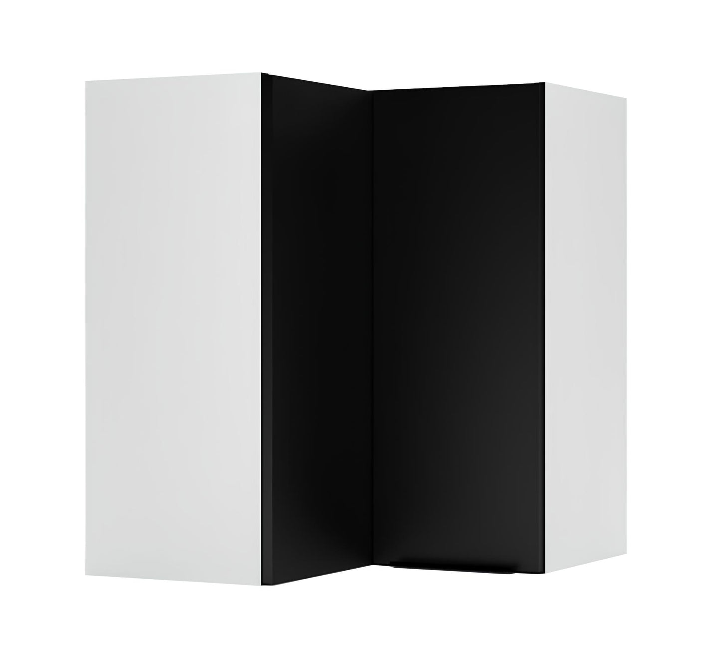 Virtuves augšējais skapis Aldo 60-60/28/72 cm melns - N1 Home