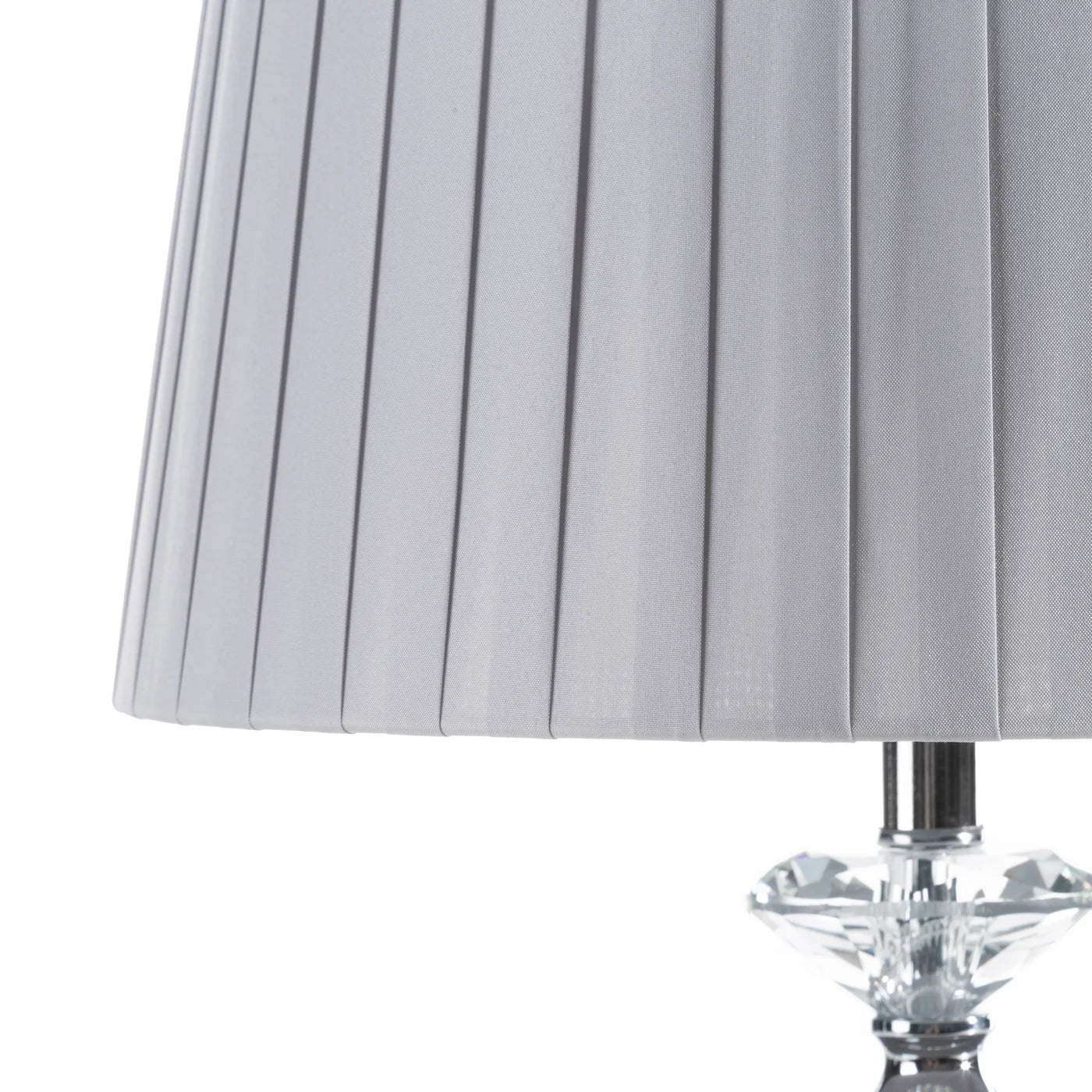 Galda lampa Kayla 32x49 cm sudrabs/pelēks, bēšs - N1 Home