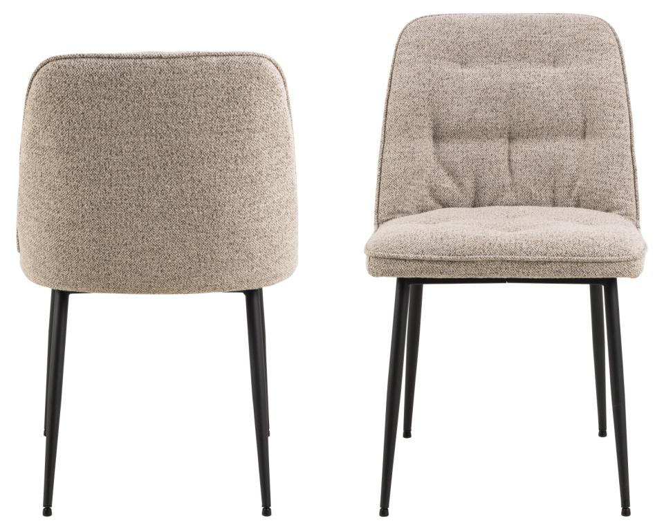 Krēsls Broo (2) 50/55/84 cm bēšs - N1 Home