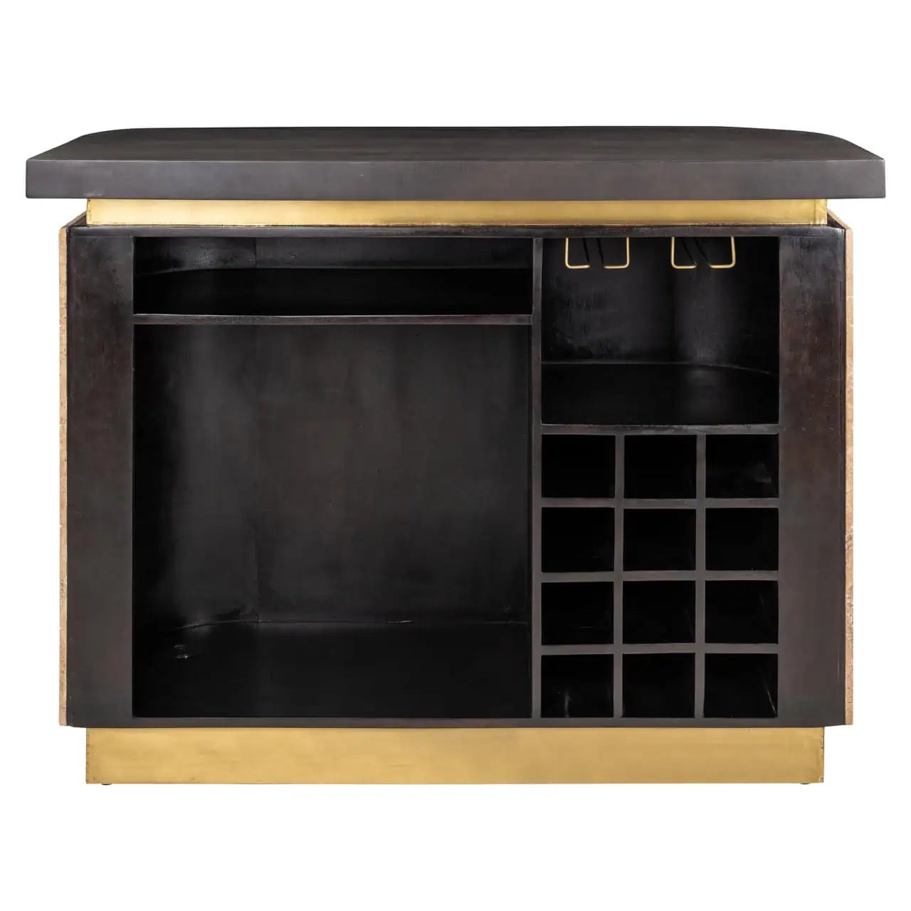 Bārs Martini brown Richmond Interiors 106/140/60,5 cm brūns - N1 Home