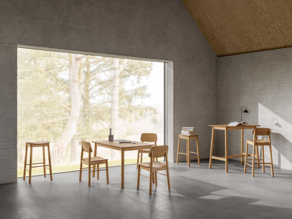 Bāra krēsls Baro 43/46/105 cm ozols - N1 Home