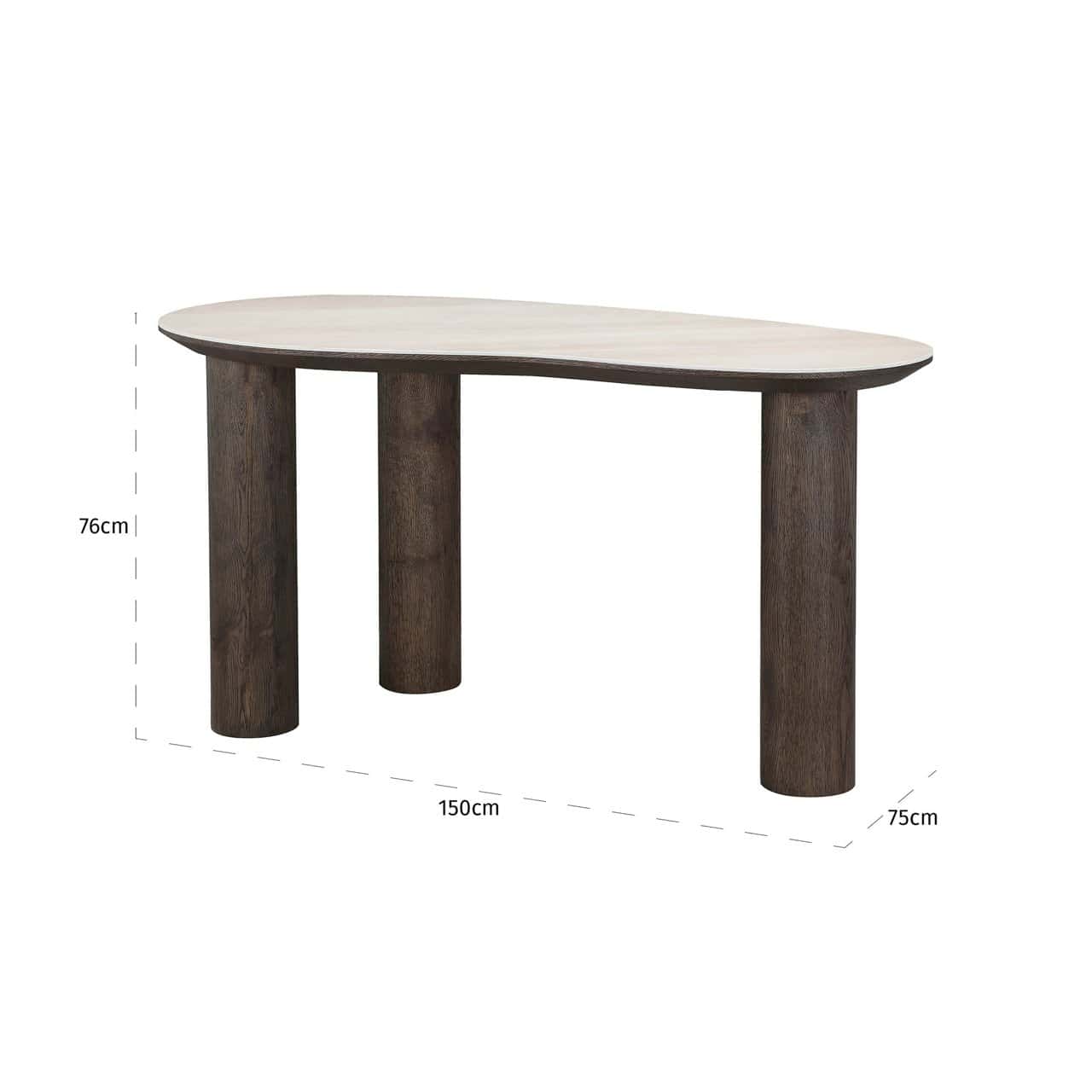 Rakstāmgalds Brando Richmond Interiors 150/76/73 cm brūns
