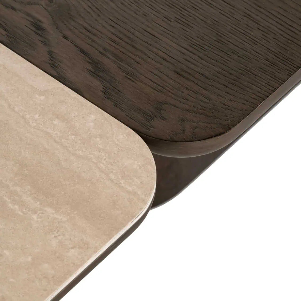 Kafijas galds Nando brown (Set of 2) Richmond Interiors 38/165/90 cm brūns/bēšs - N1 Home