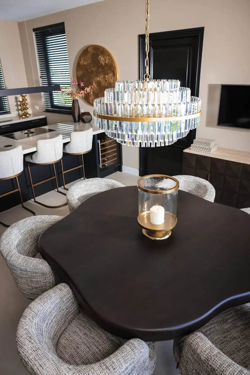 Lustra Desire brushed gold  Richmond Interiors 40/80 cm zelts - N1 Home