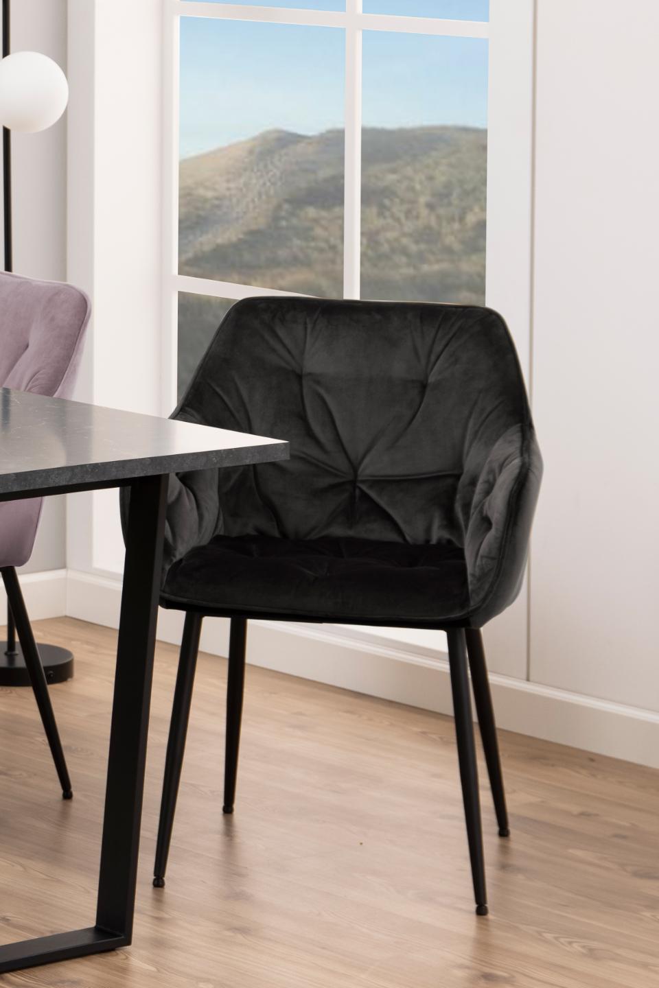 Krēsls Broo 58/55/83 cm pelēks/brūns - N1 Home