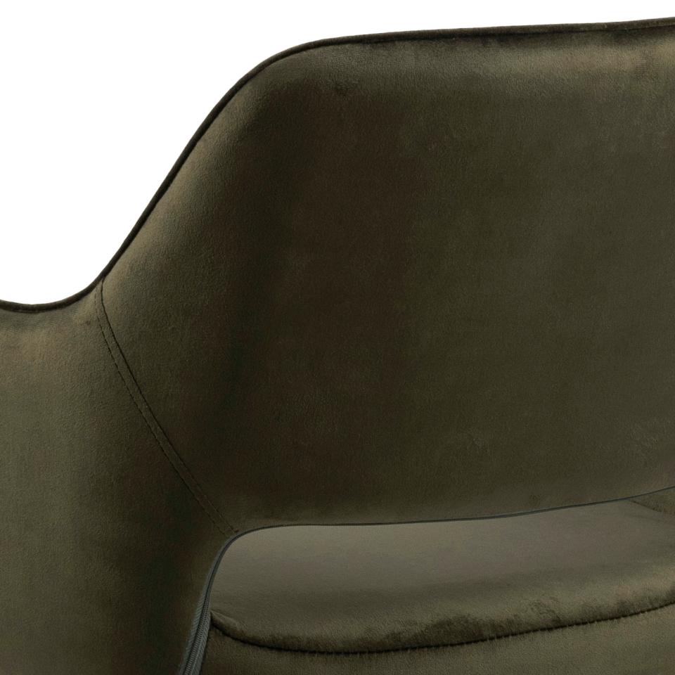 Krēsls Rans 56/58/79 cm olīvzaļš - N1 Home