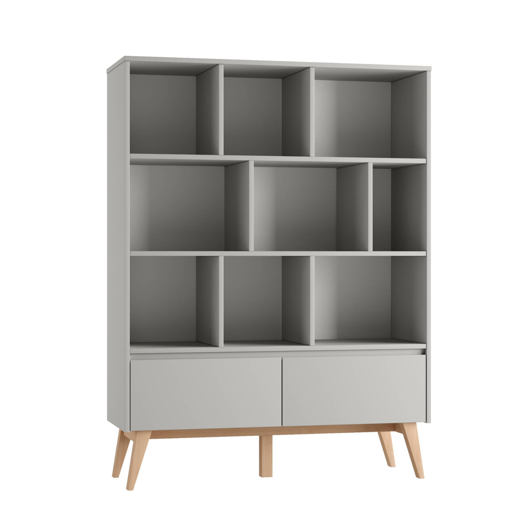 Plaukts AIVA 120/42/160 cm pelēks - N1 Home