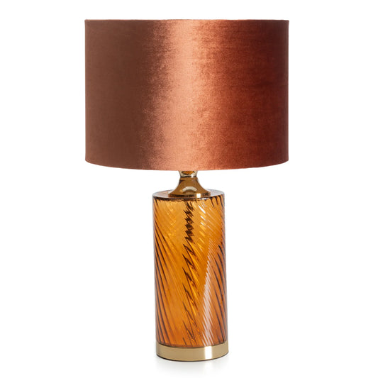 Galda lampa Bre 33 x 55 cm varš, gaiši brūns - N1 Home