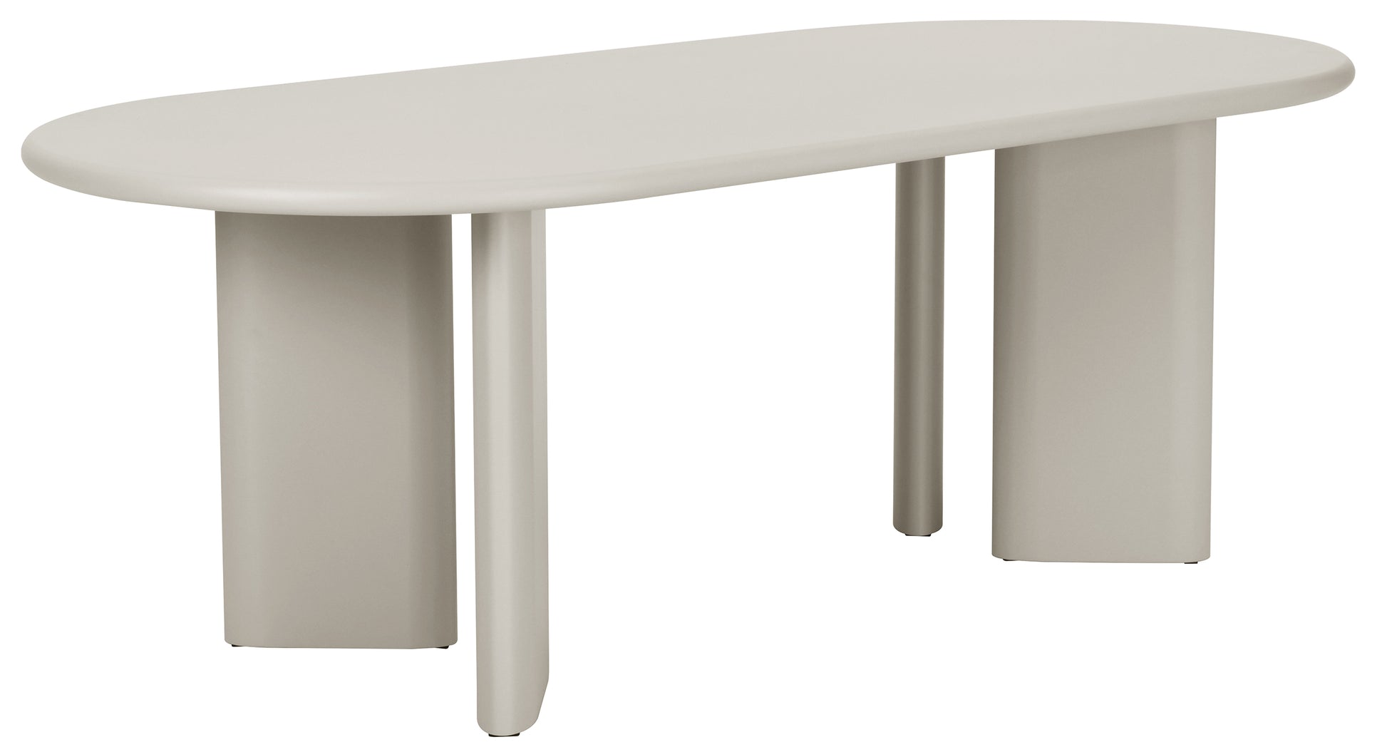 Galds Catis 200/90/75 cm matēts bēšs - N1 Home