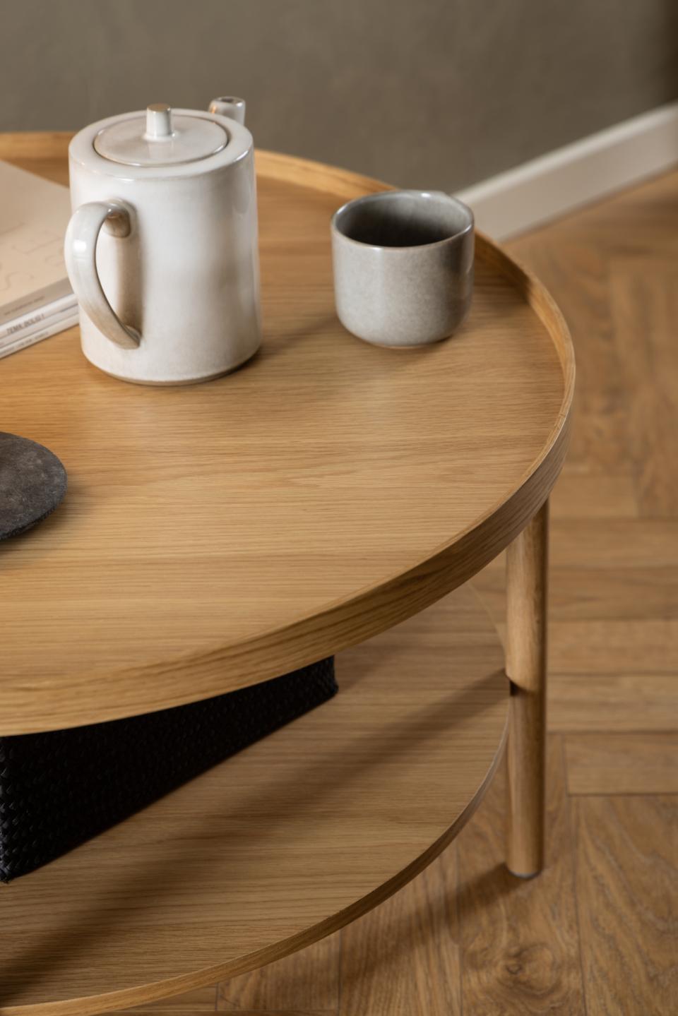 Kafijas galdiņš Banbu 80x42 cm ozols - N1 Home