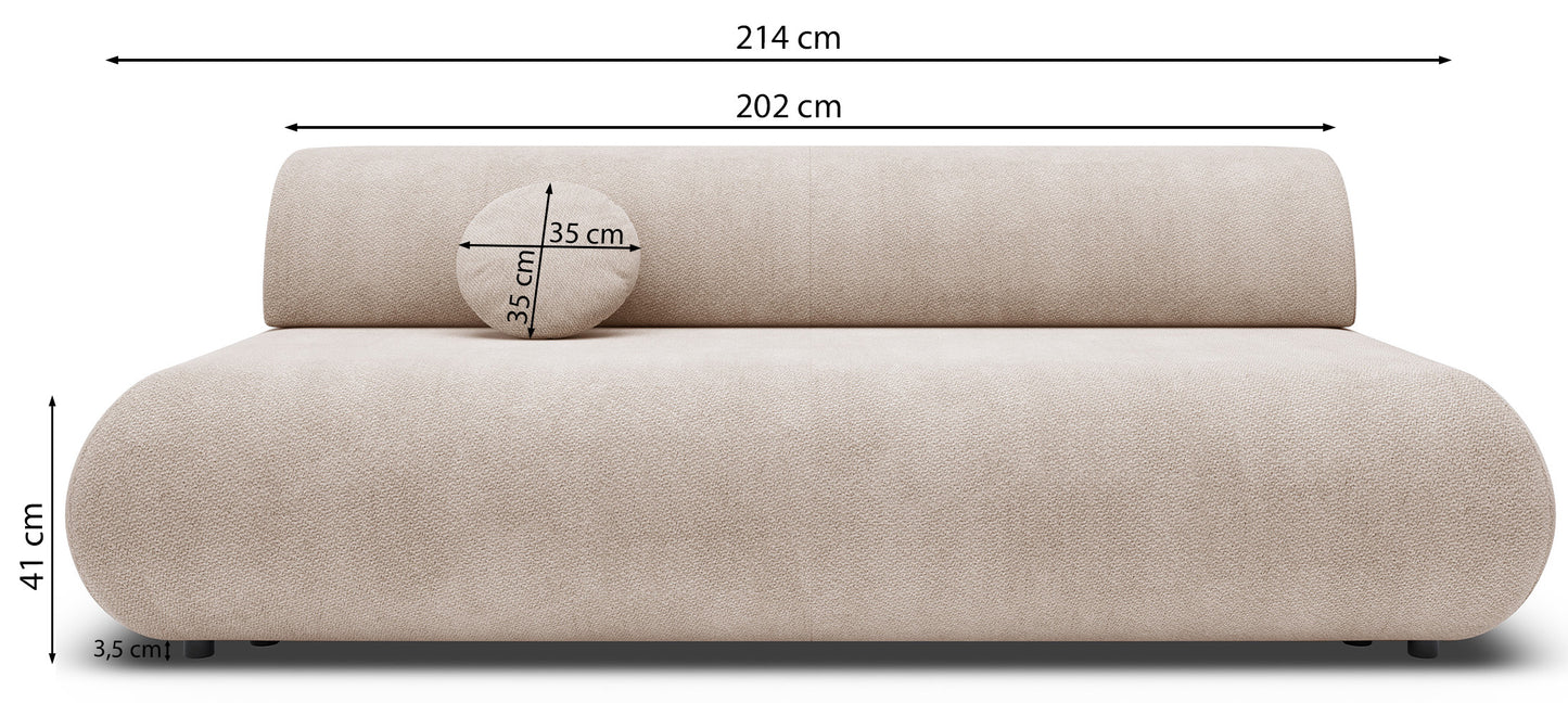 Dīvāns Arman 214/100/74 cm Vinci 75