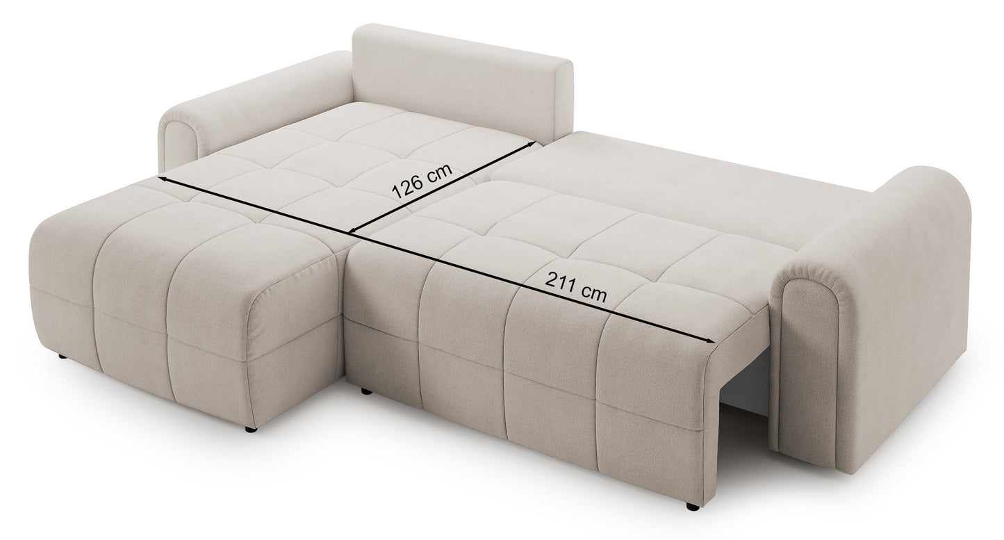 Dīvāns Simol 268/94/180 cm Storm 70 - N1 Home