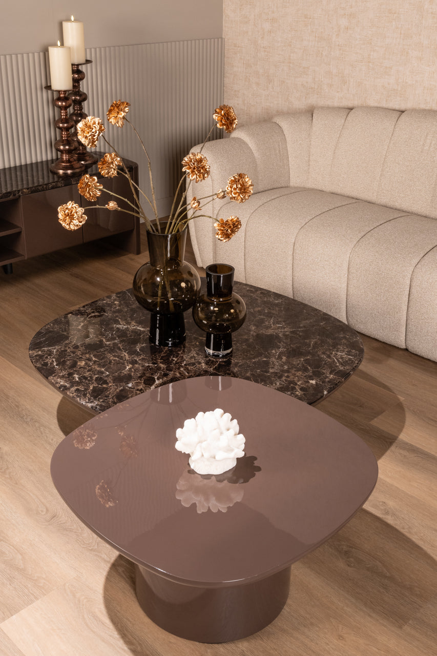 Kafijas galds Almundi Richmond Interiors 38/70/70 cm chocolat brown