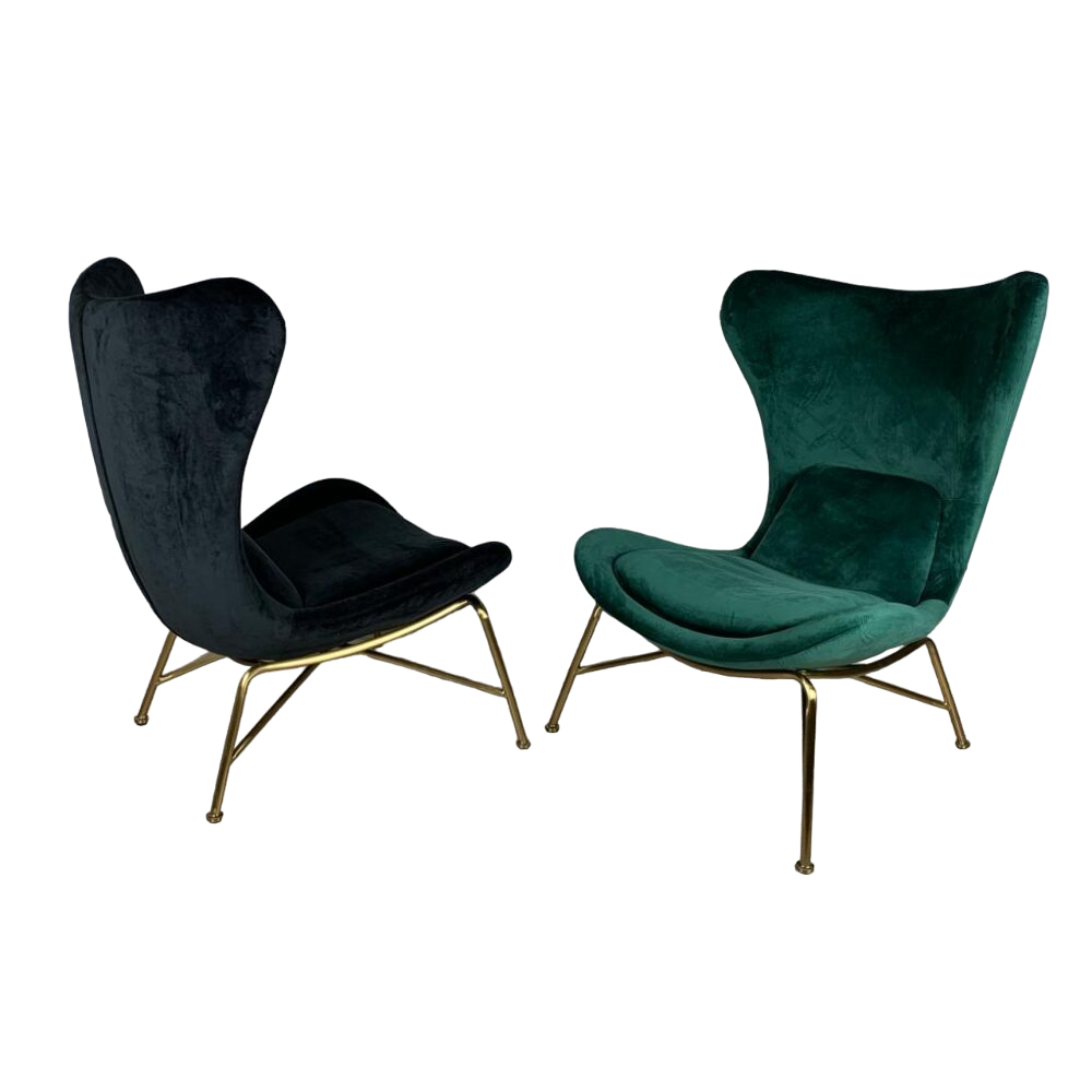 Krēsls Dot Design Varde samta  78x98x43 cm dzelts - N1 Home