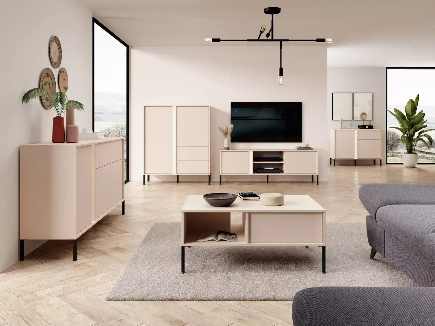 Kumode Dasty 153,1/81,4/39,5 cm kašmirs - N1 Home