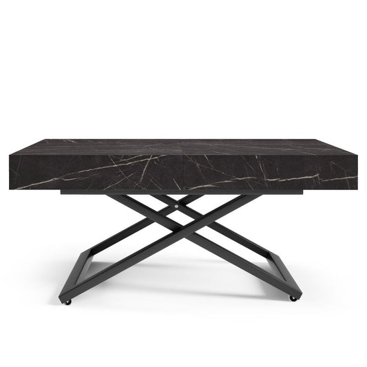 Galds Tiks 27-80/120-200/80 cm melns - N1 Home