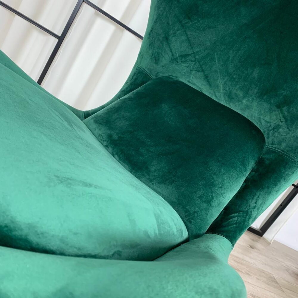 Krēsls Dot Design Varde samta  78x98x43 cm dzelts - N1 Home