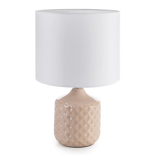 Galda lampa Kay 28 x 44 cm, balts, bēšs - N1 Home