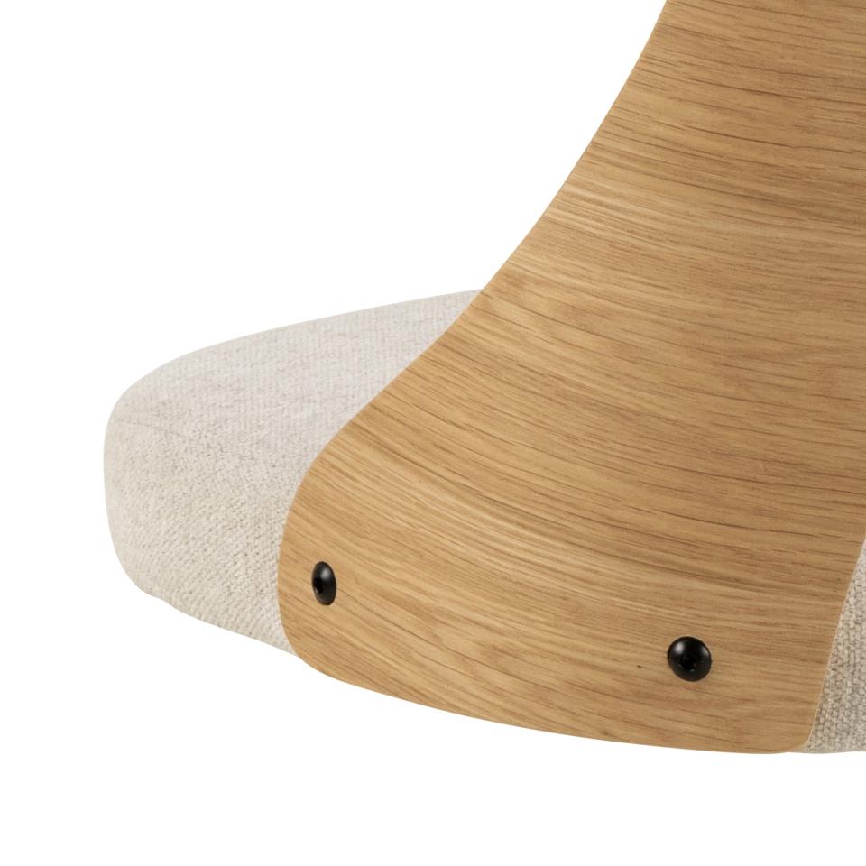 Krēsls Luc 48/53/79 cm bēšs/ozols - N1 Home