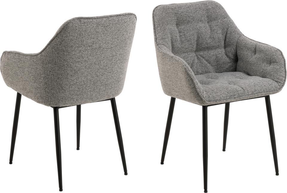 Krēsls Broo 58/55/83 cm pelēks - N1 Home