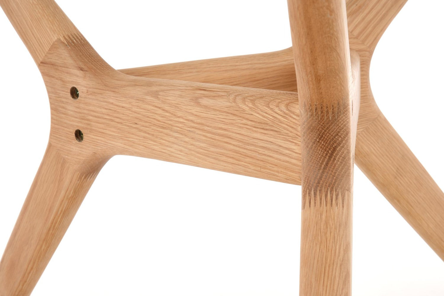 ASH galda augsme — caurspīdīga, kāja — dabīga 120/77 cm