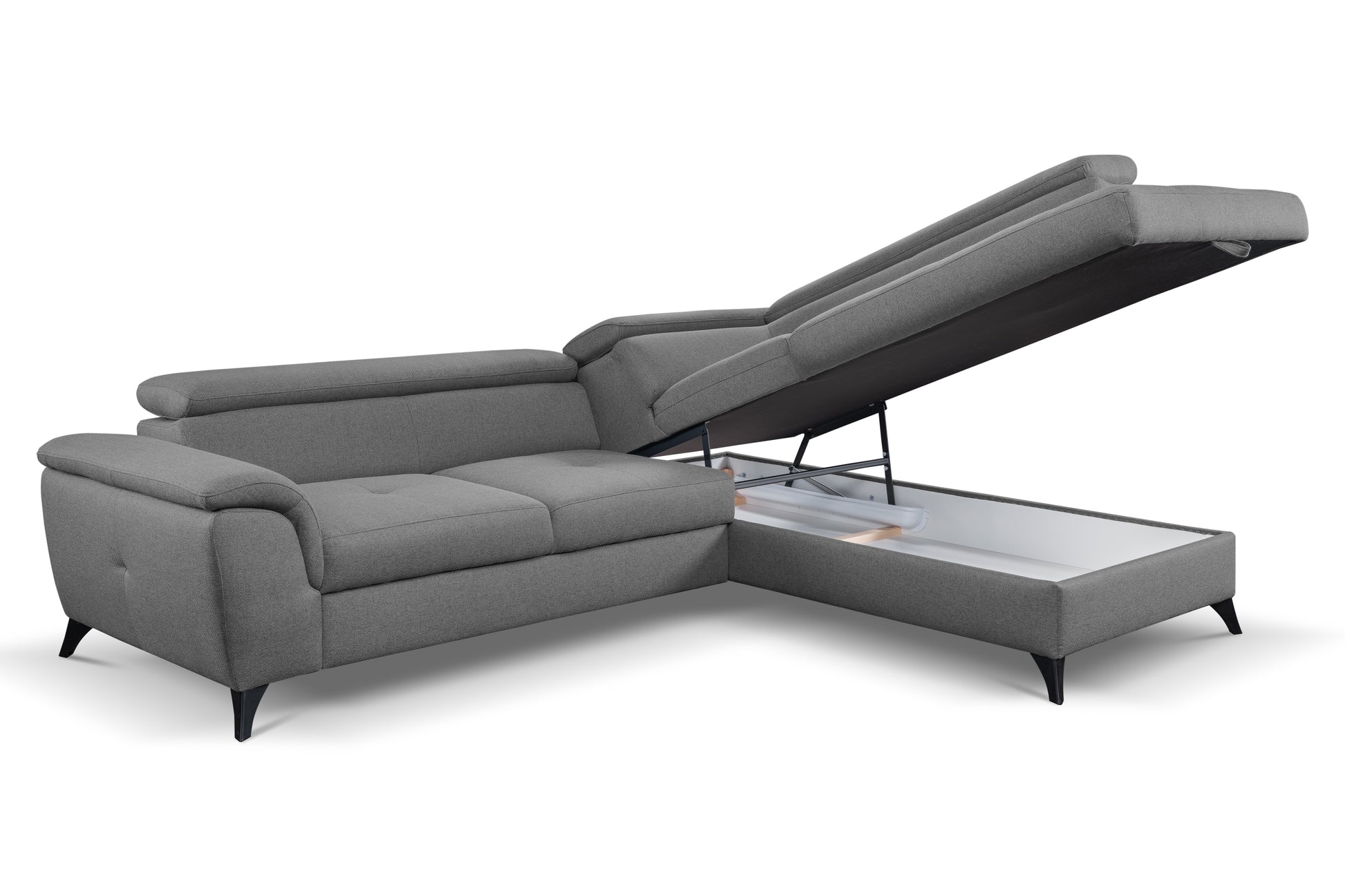 Dīvāns Alda 251/90/96 cm pelēks - N1 Home