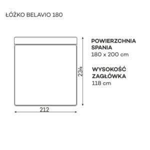 Gulta Belatio Befame 140;160;180;200/200 cm bēšs