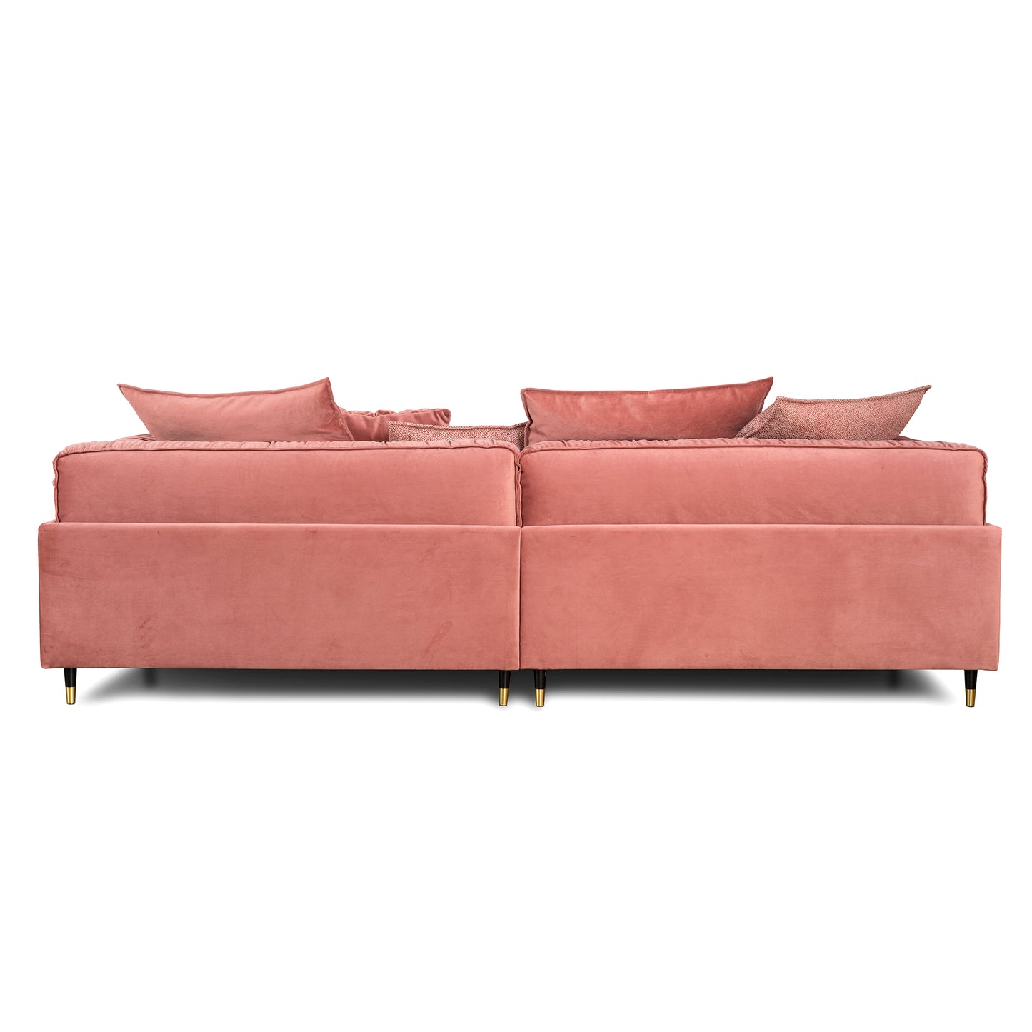 Dīvāns Bellissa Befame 234/109/104 cm rozā