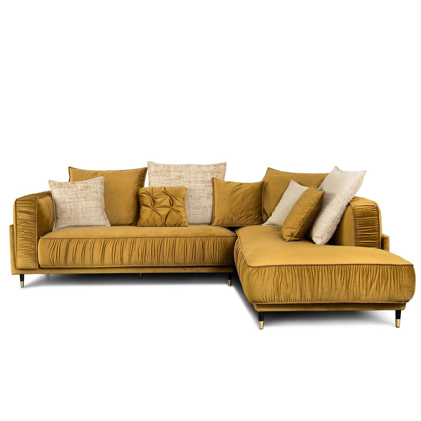 Dīvāns Bellissa Corners Befame Set 2 250/295/104 cm sinepes