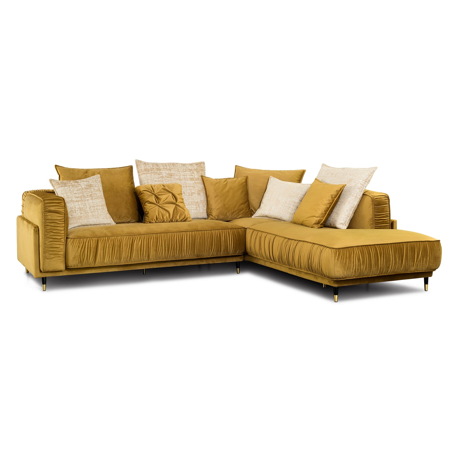 Dīvāns Bellissa Corners Befame Set 2 250/295/104 cm sinepes