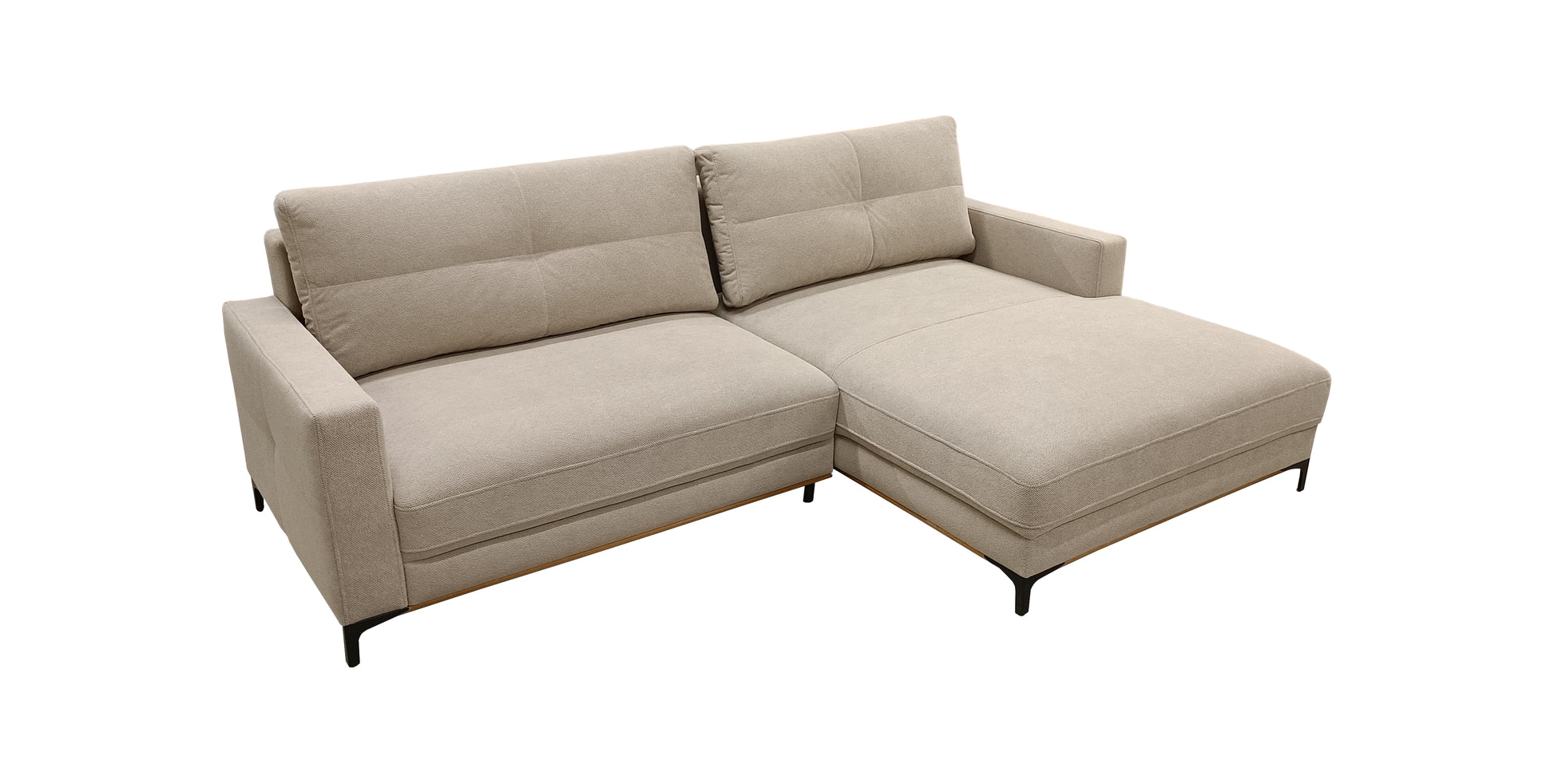 Dīvāns Bergo 238/162/92 cm bēšš - N1 Home