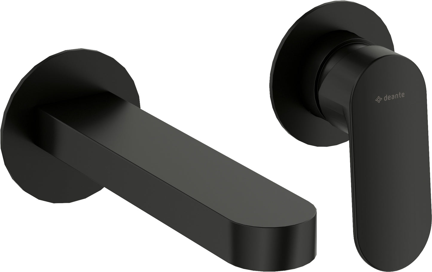 Iebūvējamais izlietnes maisītājs, 2 caurumi Alpinia 183 mm nero - N1 Home