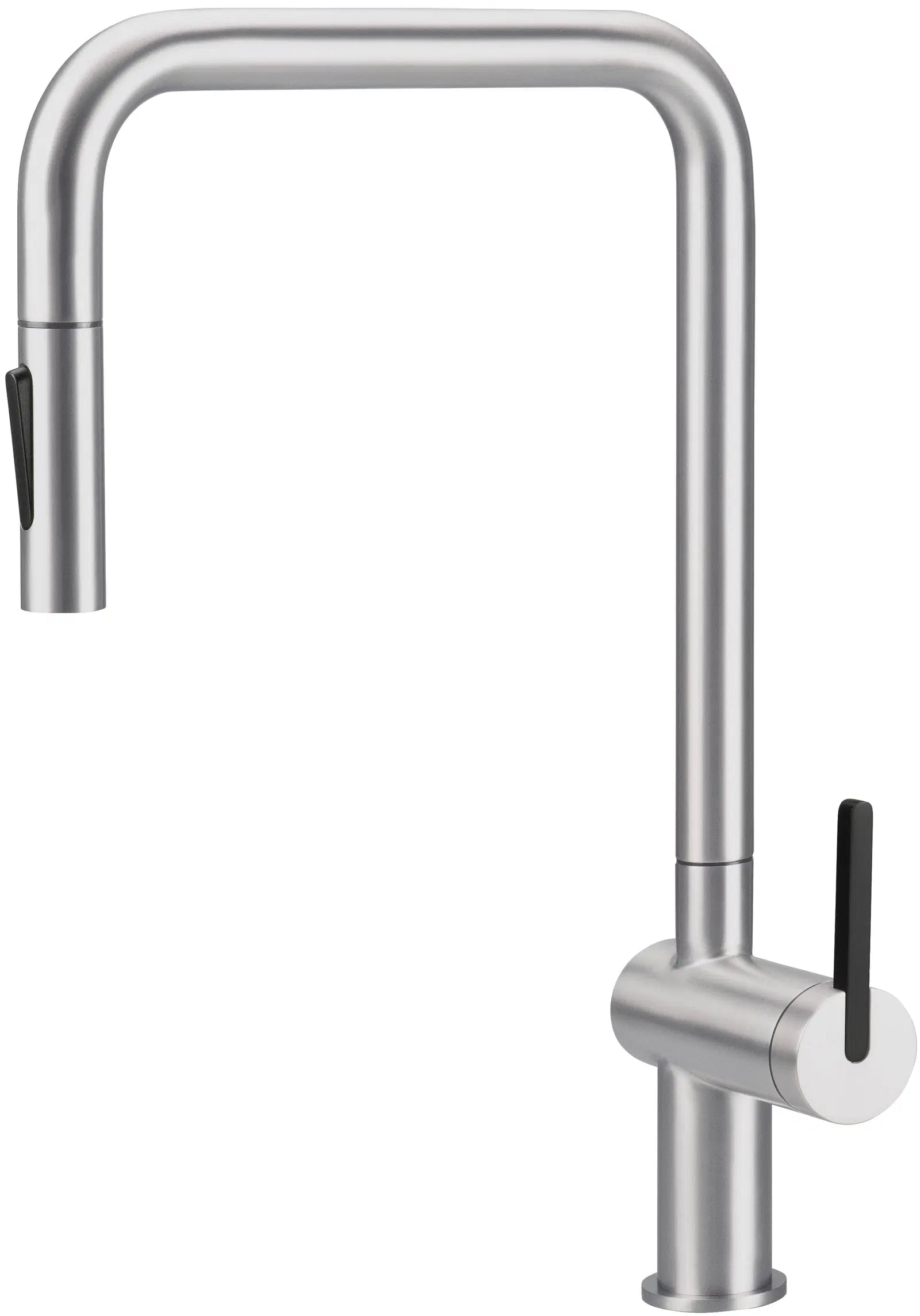 Virtuves jaucējkrāns ar izvelkamu snīpi Moma, 40,8 cm, hroms - N1 Home