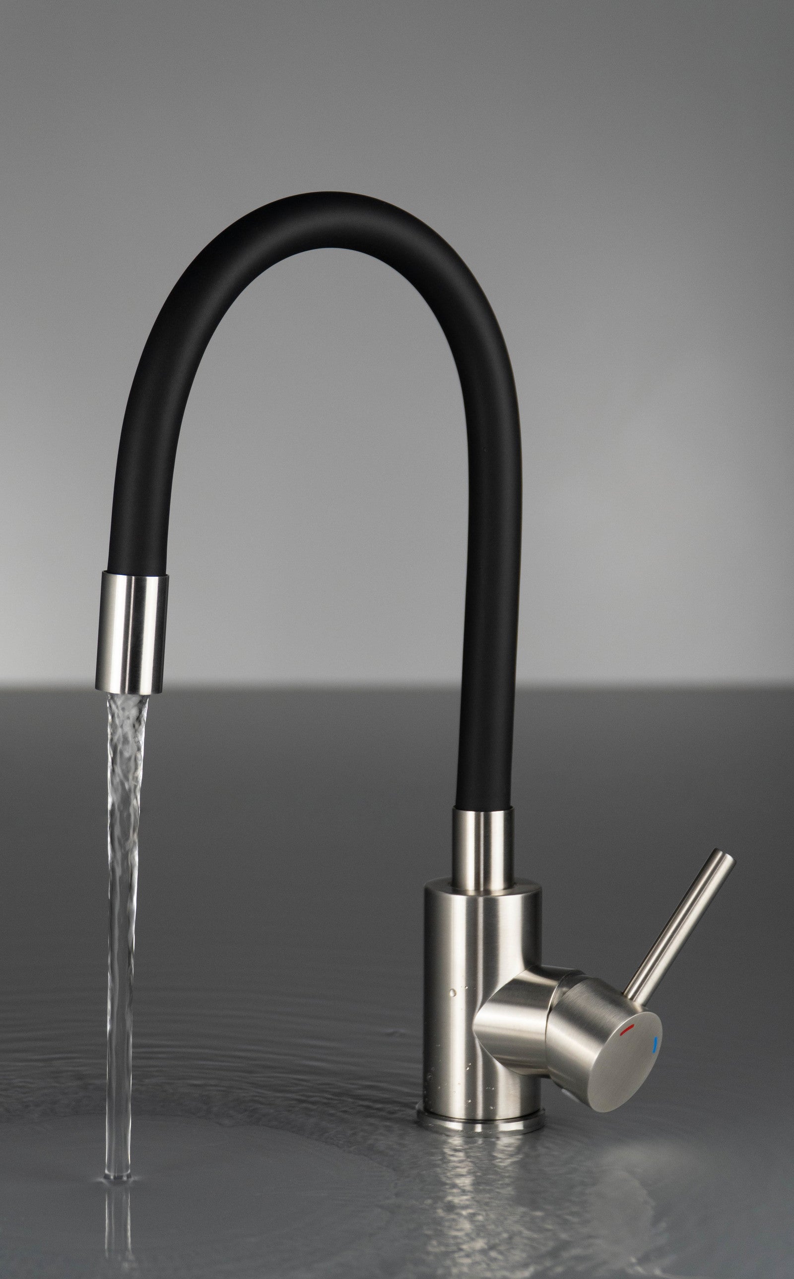 Virtuves maisītājs ar elastīgu uzgali Luno 38 cm antracits/hroms - N1 Home