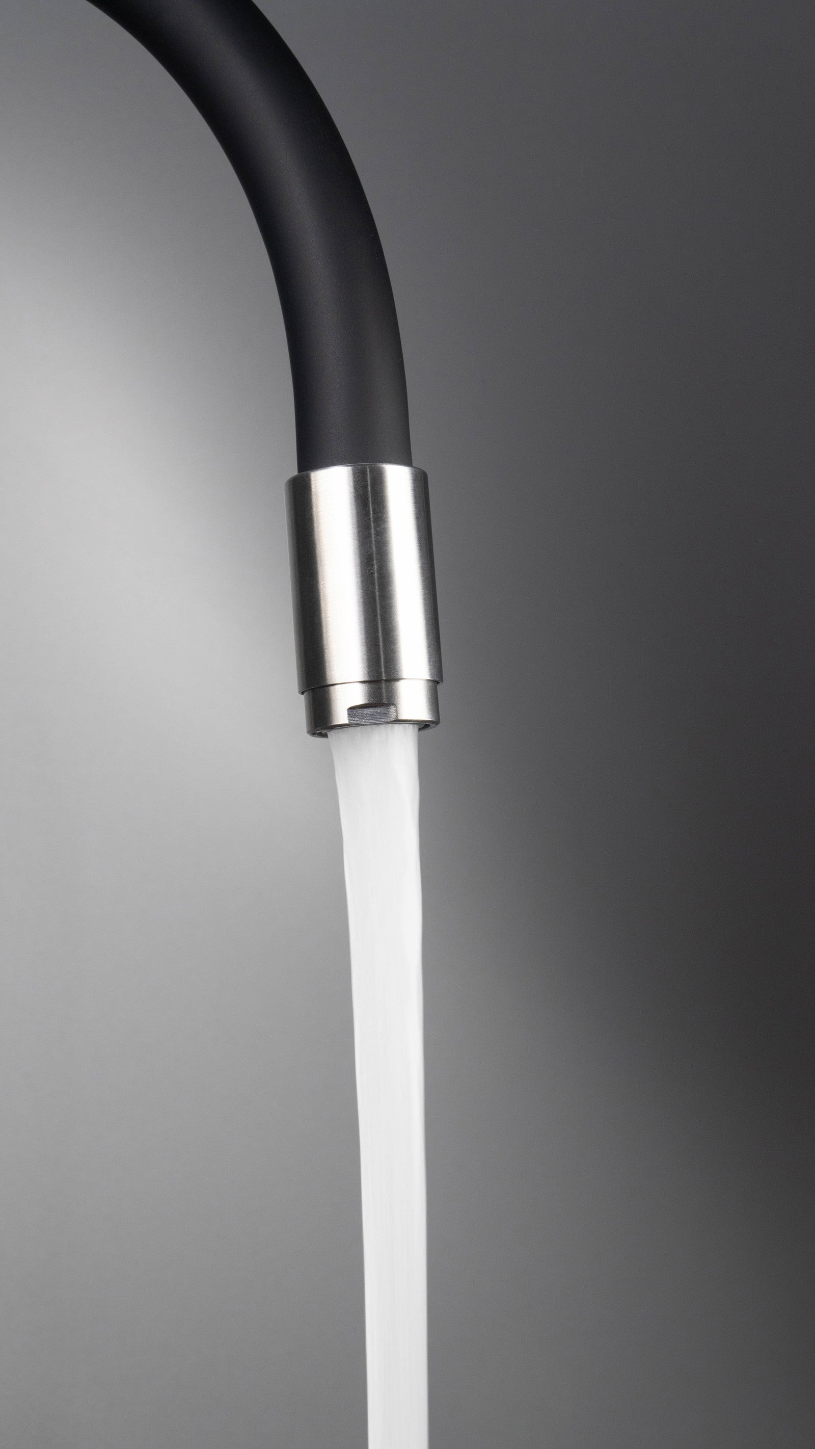 Virtuves maisītājs ar elastīgu uzgali Luno 38 cm balts/hroms - N1 Home