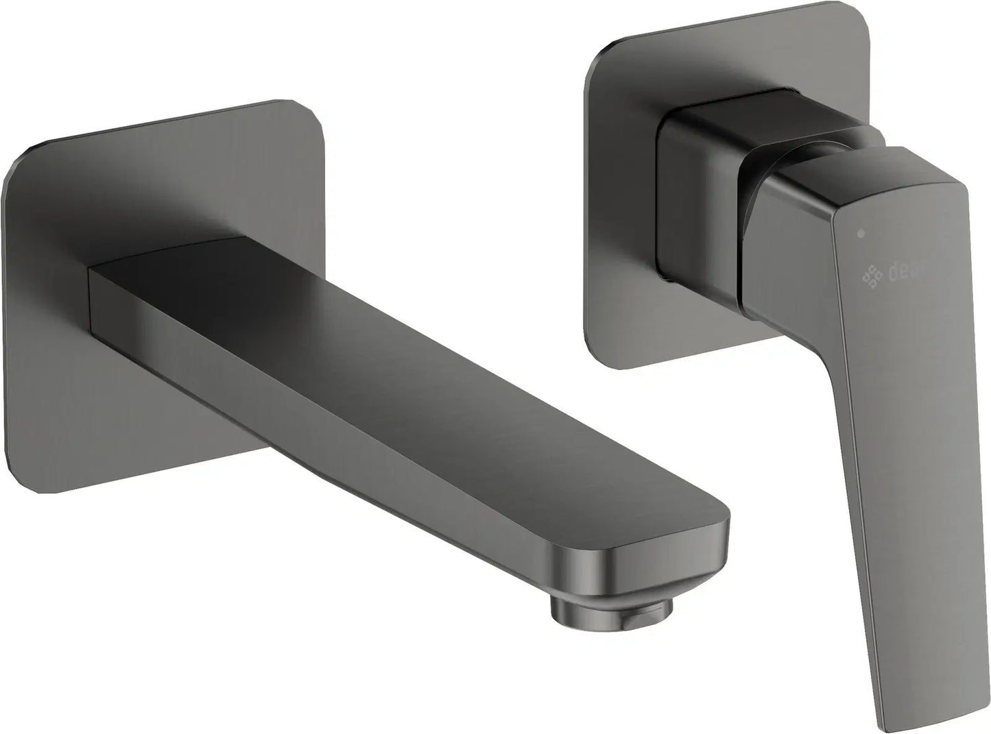 Mikseris izlietnei Blu, slēpta montāža, 20 cm, titāns - N1 Home