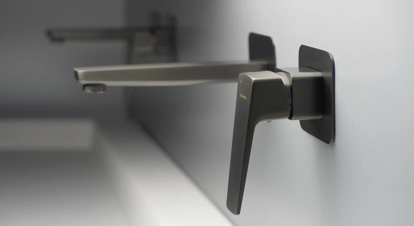 Mikseris izlietnei Blu, slēpta montāža, 20 cm, titāns - N1 Home