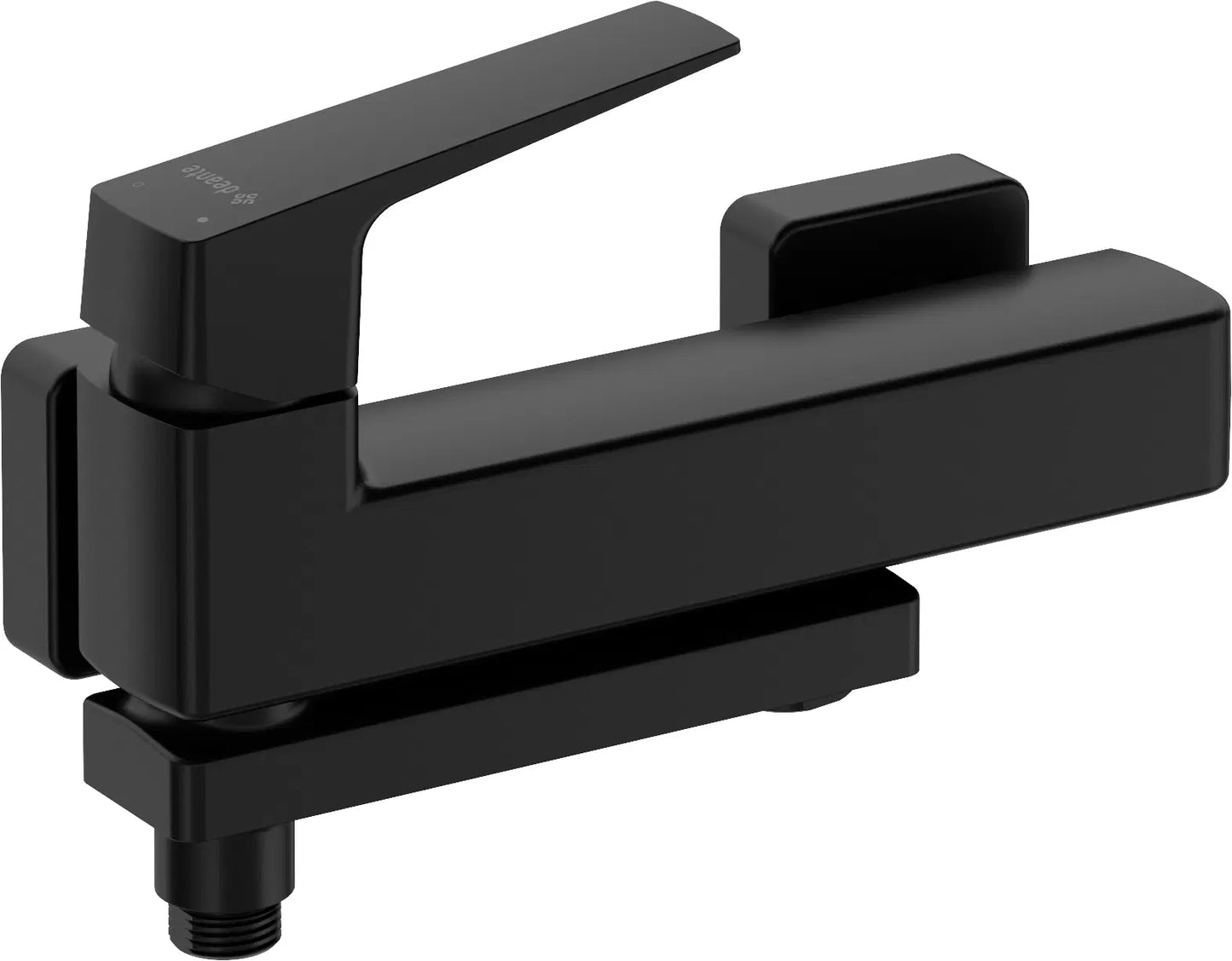 Vannas maisītājs Blu, piestiprināms pie sienas - salokāms snīpis, 19 cm, melns - N1 Home