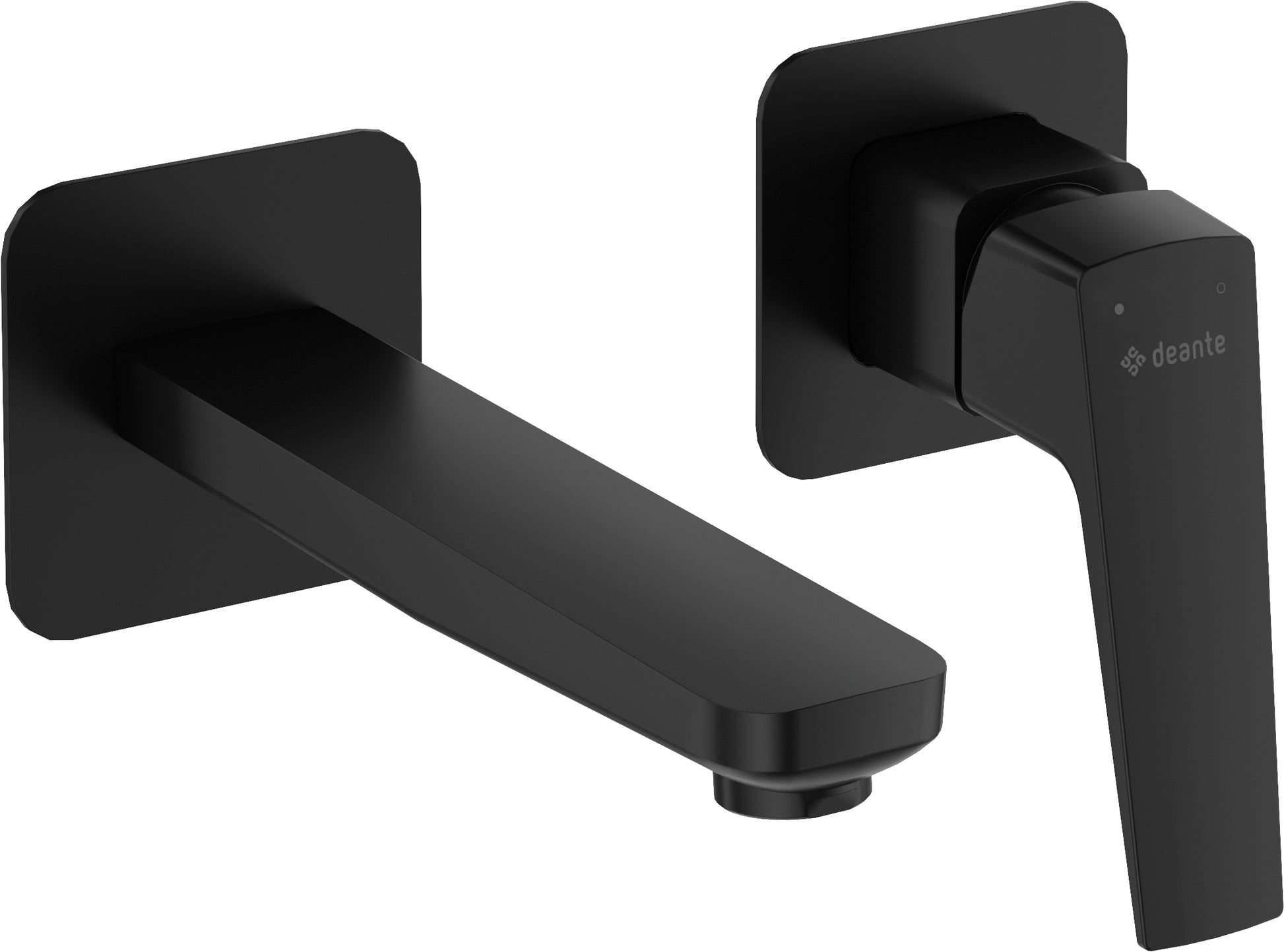 Izlietnes maisītājs - sienas  BLUR, sienas montāža, 20 cm nero - N1 Home