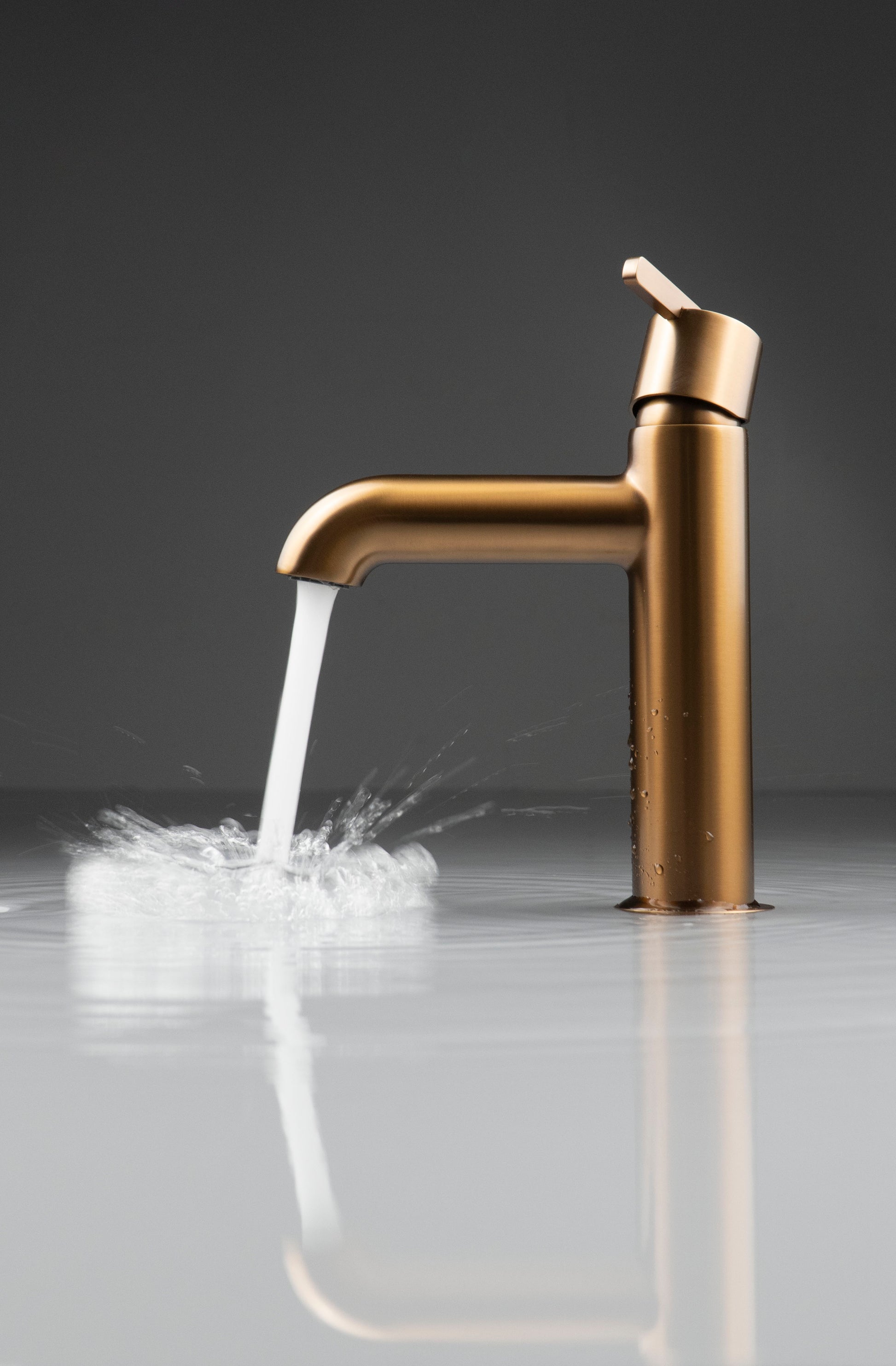 Izlietnes maisītājs SILIA 17 cm matēta bronza - N1 Home