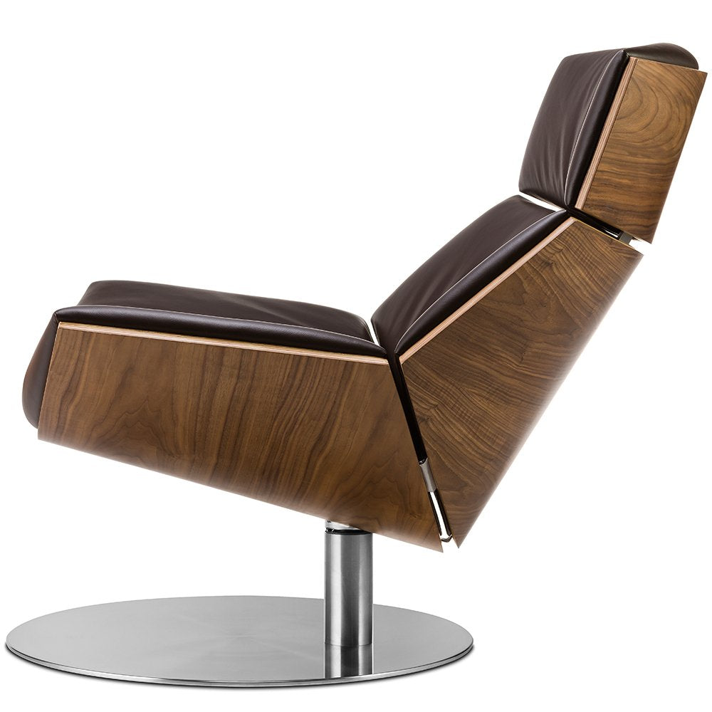 Krēsls Dot Design Bolzano ar kāju balstu dabīga āda 80x92x59 cm - N1 Home