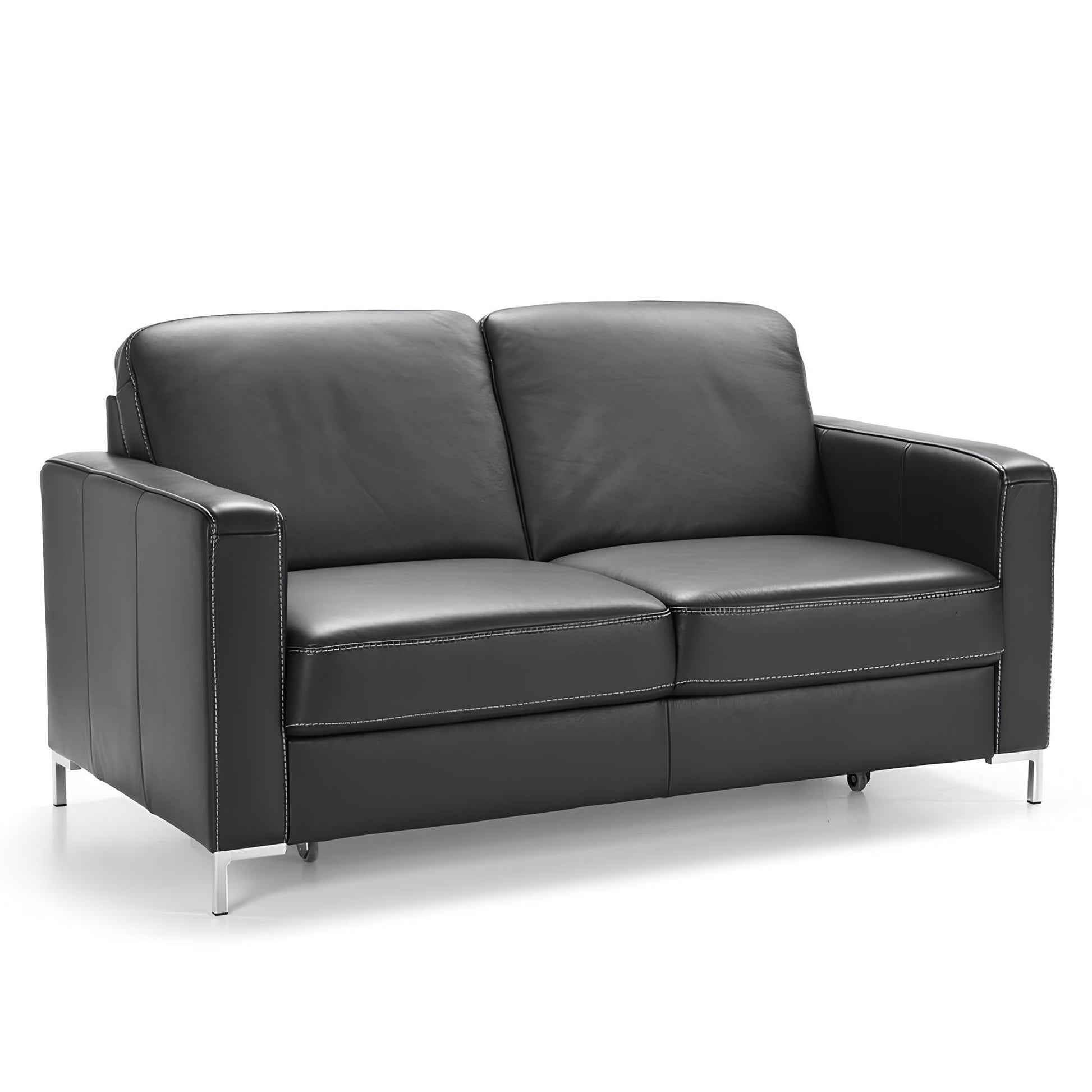 Dīvāns Basor 155;219/85/91 cm melns (adā) - N1 Home