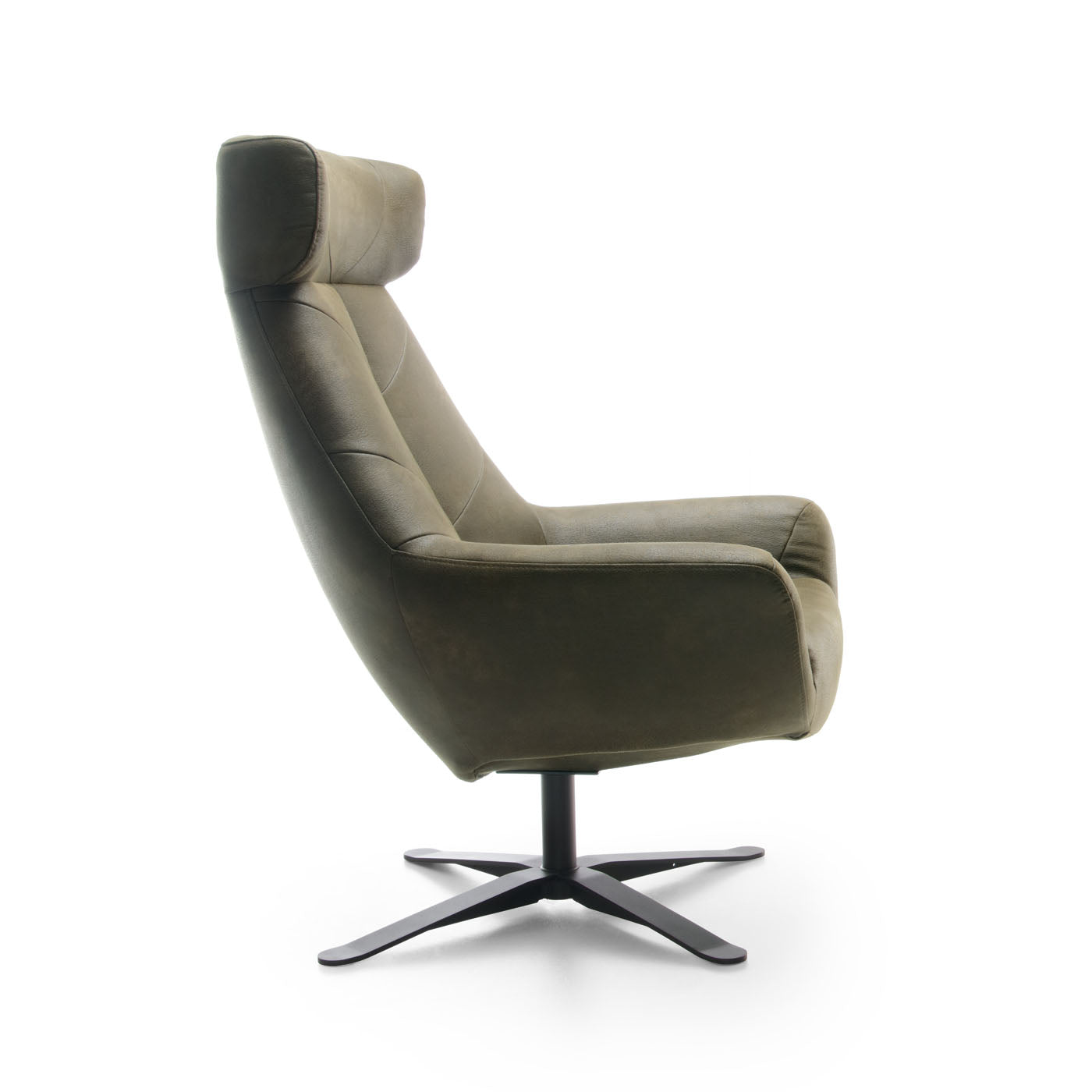 Krēsls Leafa 81/112/83 cm brūna-zaļs - N1 Home