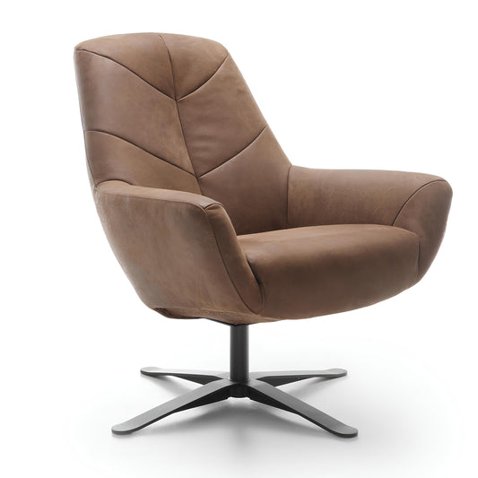 Krēsls Leafa 81/92/83 cm brūns - N1 Home