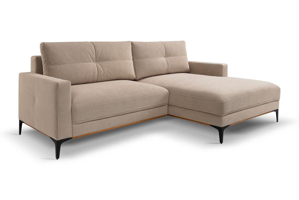 Dīvāns Bergo 238/162/92 cm bēšš - N1 Home