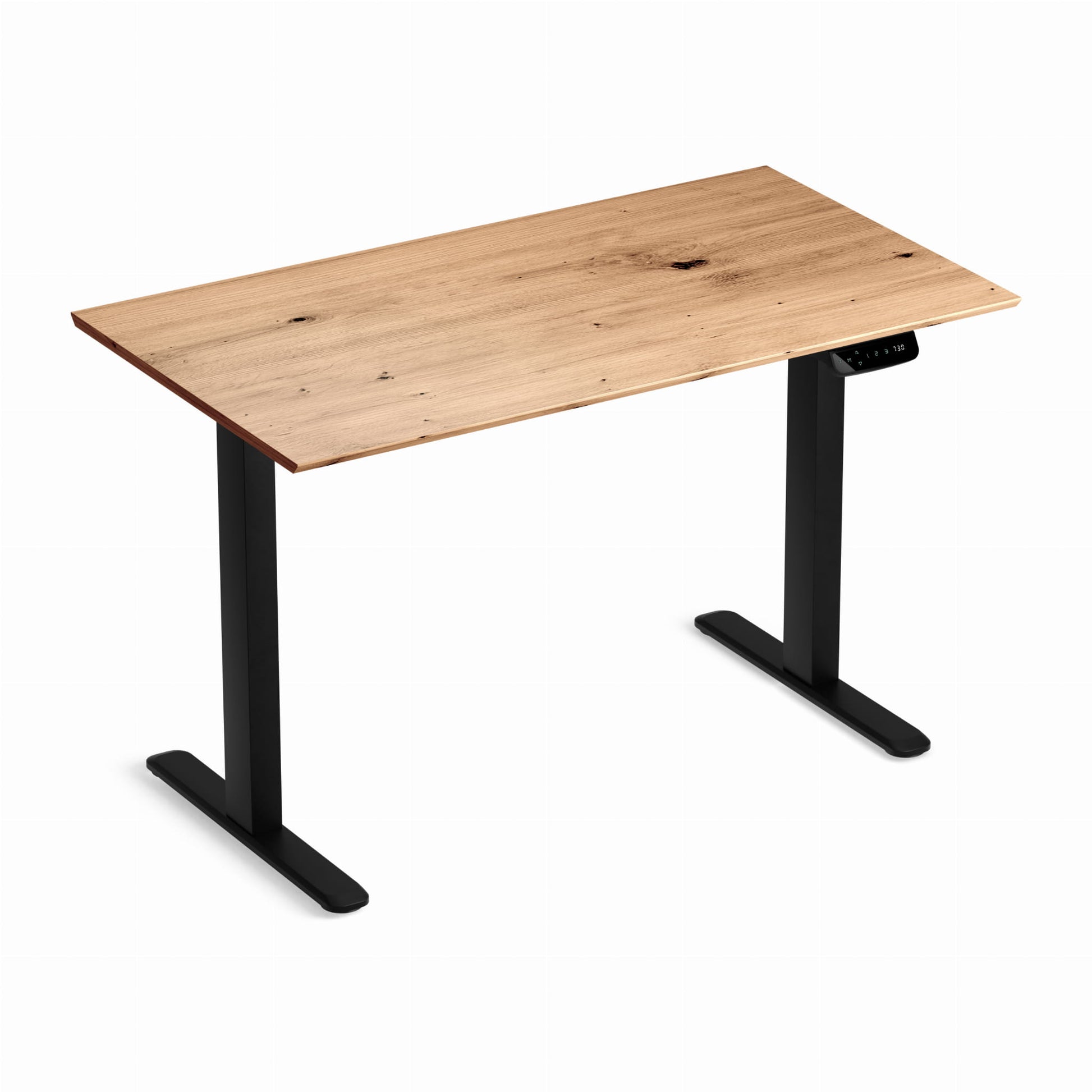 Biroja galds Conti Pro 60/120 cm melns/Artizan ozols - N1 Home