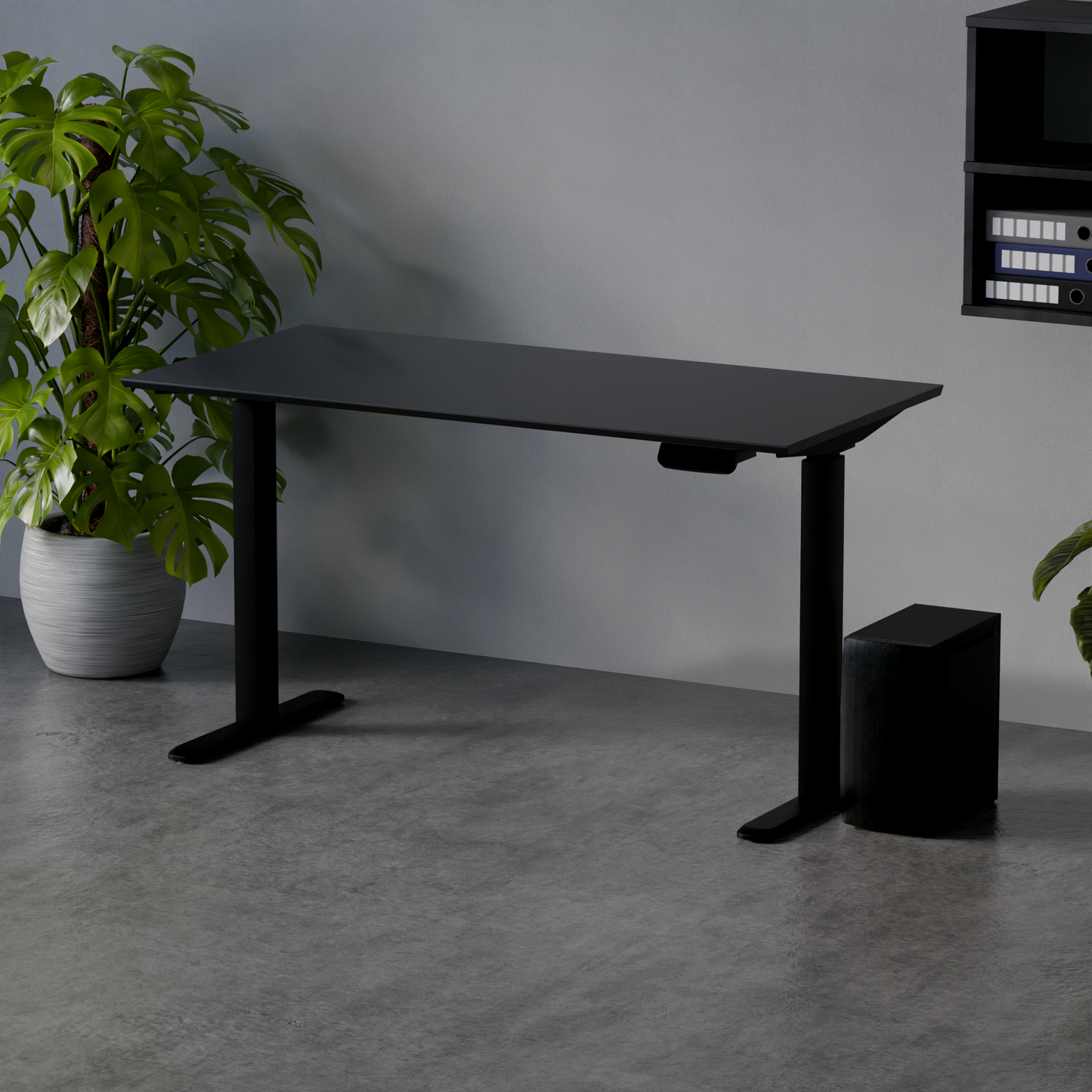 Biroja galds Conti Pro 60/140 cm melns - N1 Home